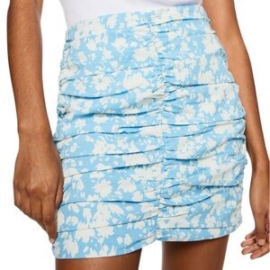 Mango PRINTED PLEATED SKIRT size XS NWT